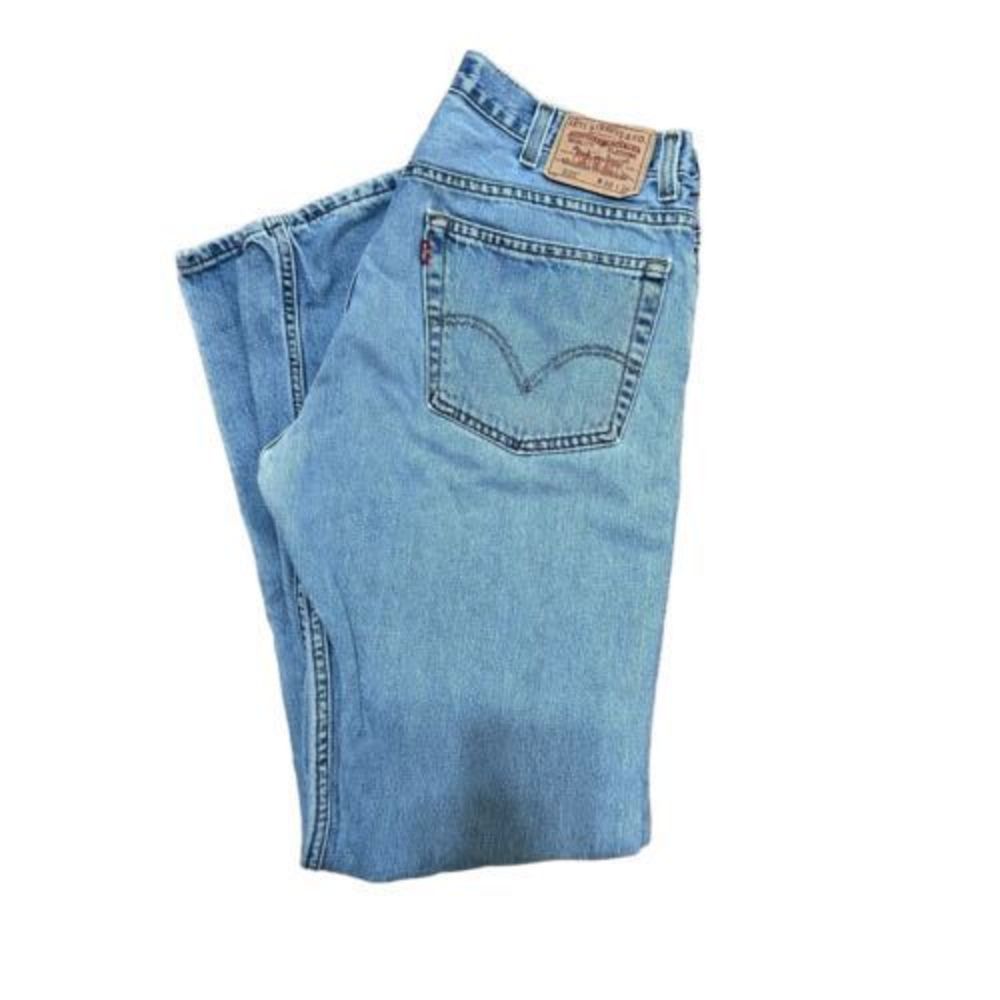 Levi's 505 Jeans Mens 38x36 Blue Denim Straight Leg Casual Pants Bottoms